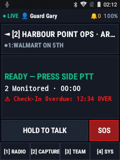 Pushytap KOBO radio cockpit screen
